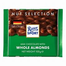 Ritter Sport Milk Chocolate Whole Almonds